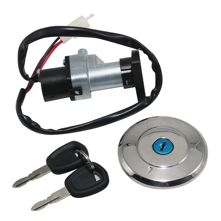 Amazon.com: Motorcycle Ignition Switch Fuel Tank Cap Key Set OEM